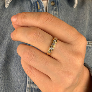 Wavey 5 Diamond Band