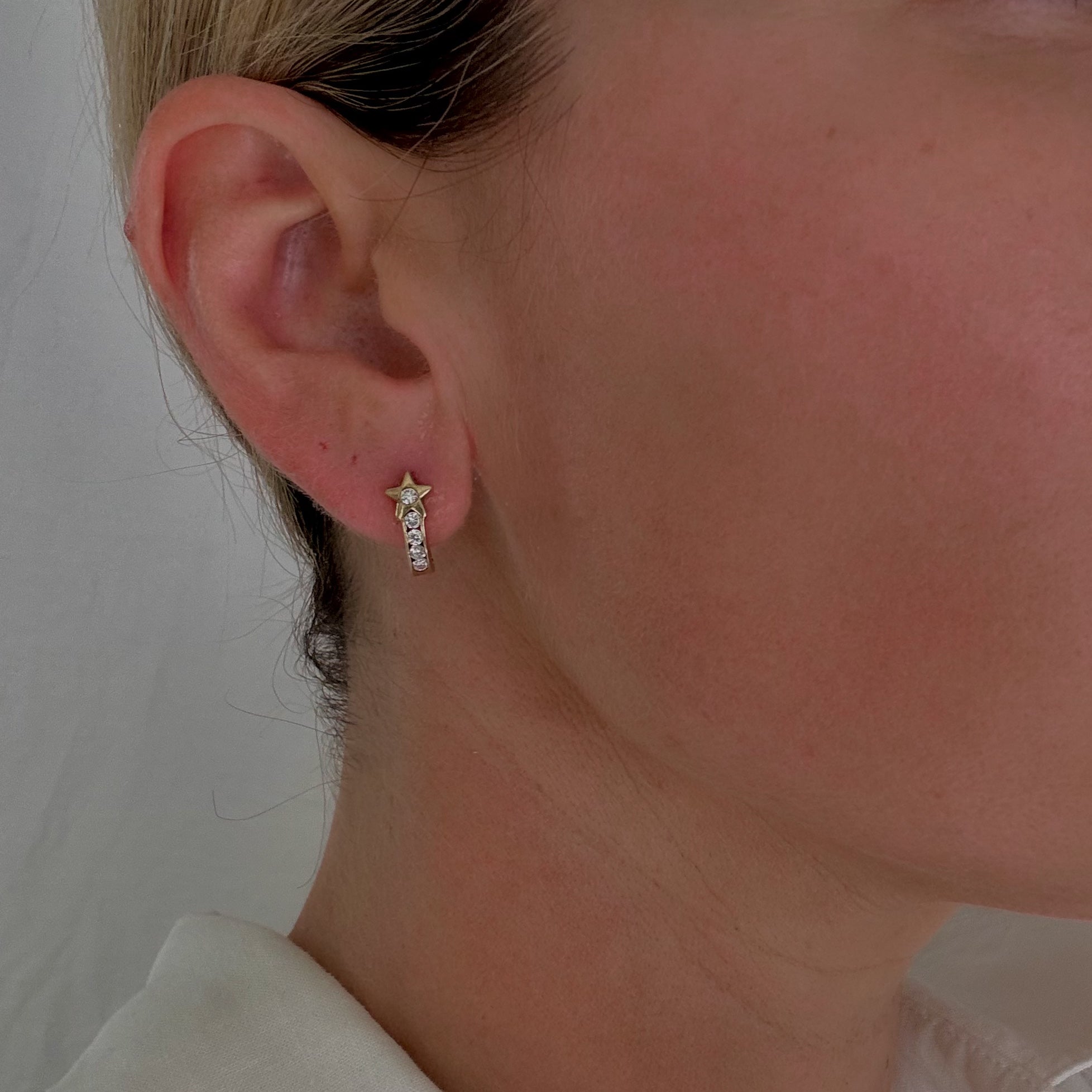 Sparkling Star Hoops