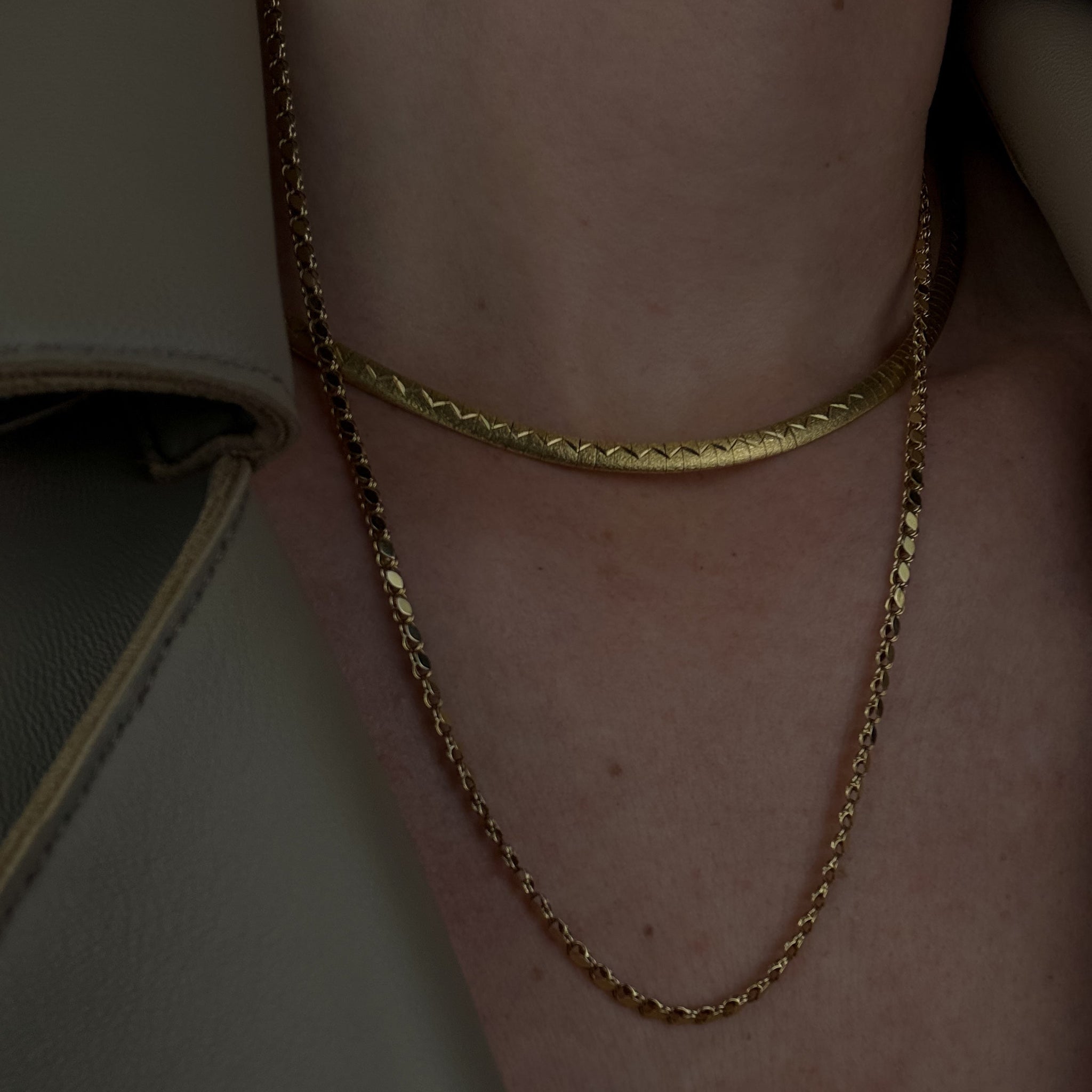 21" Sparkling Disc Necklace