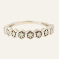 White Gold 1/2 Diamond Band