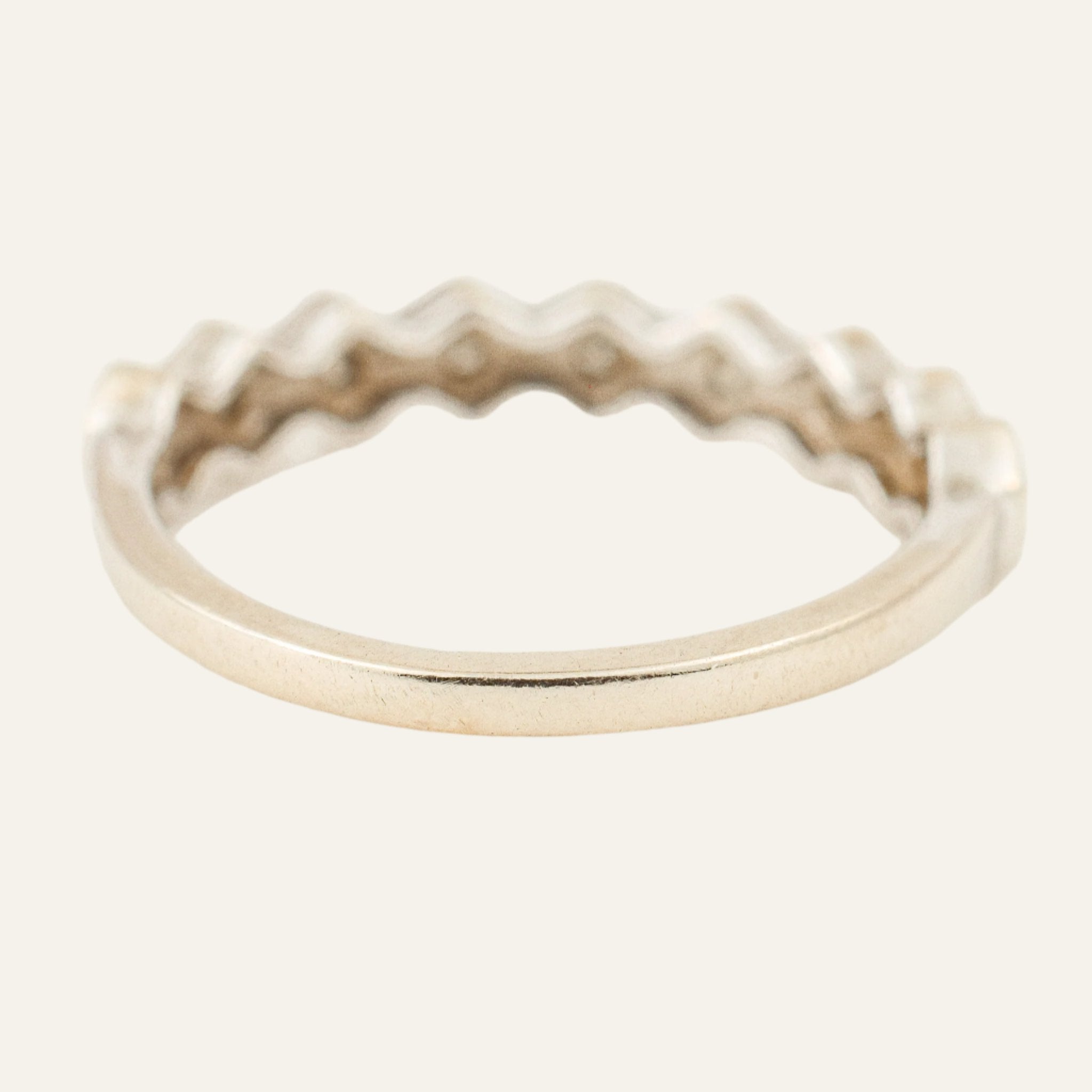 White Gold 1/2 Diamond Band