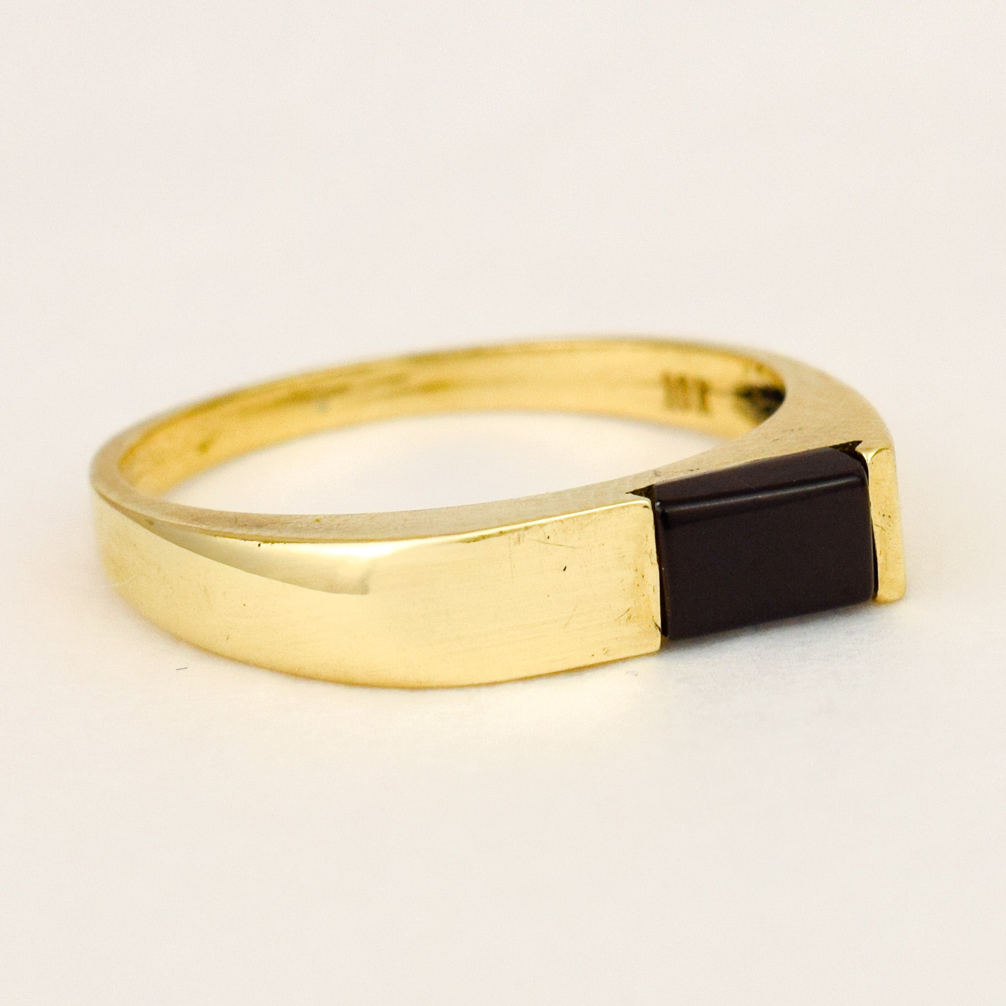 Onyx Bar Ring