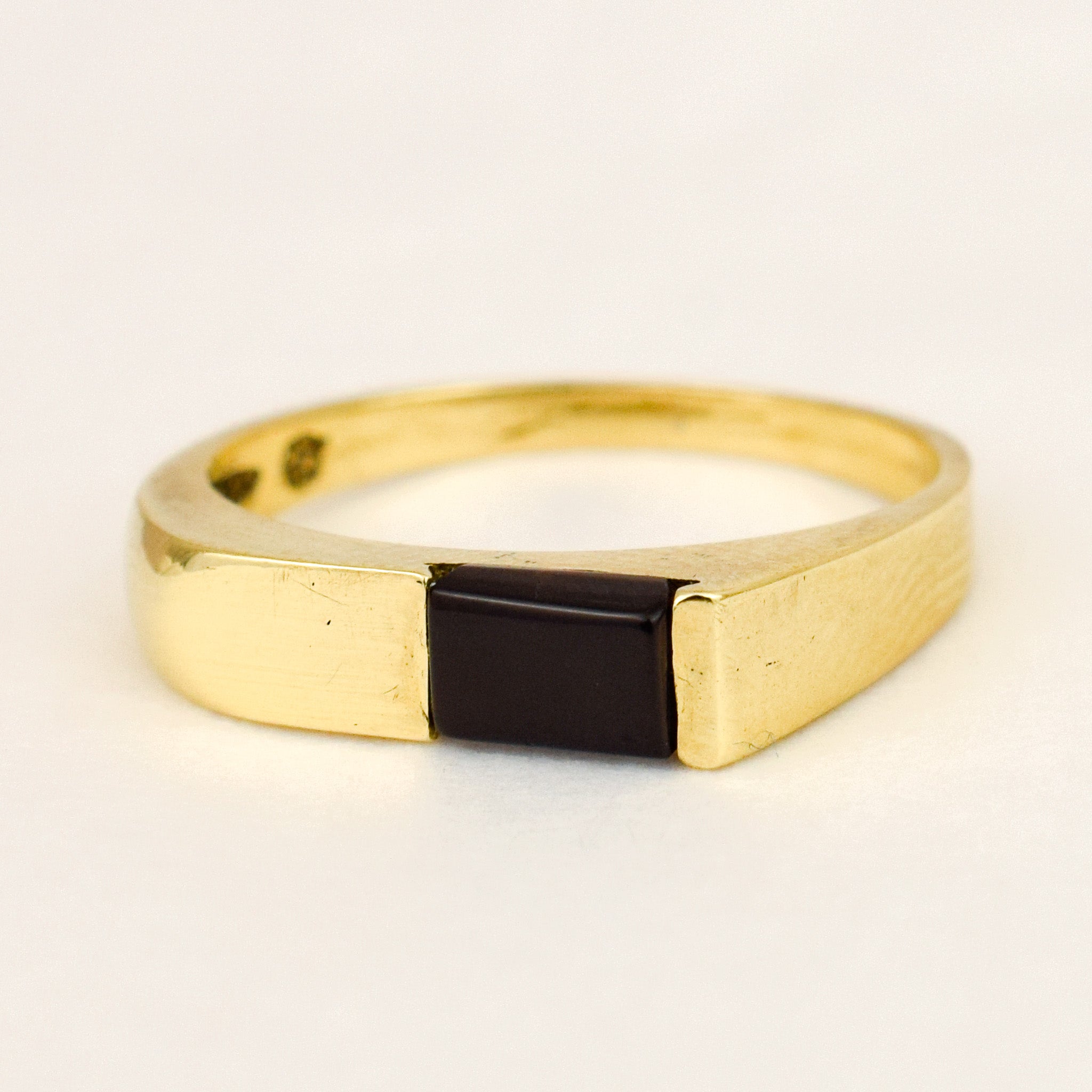 Onyx Bar Ring
