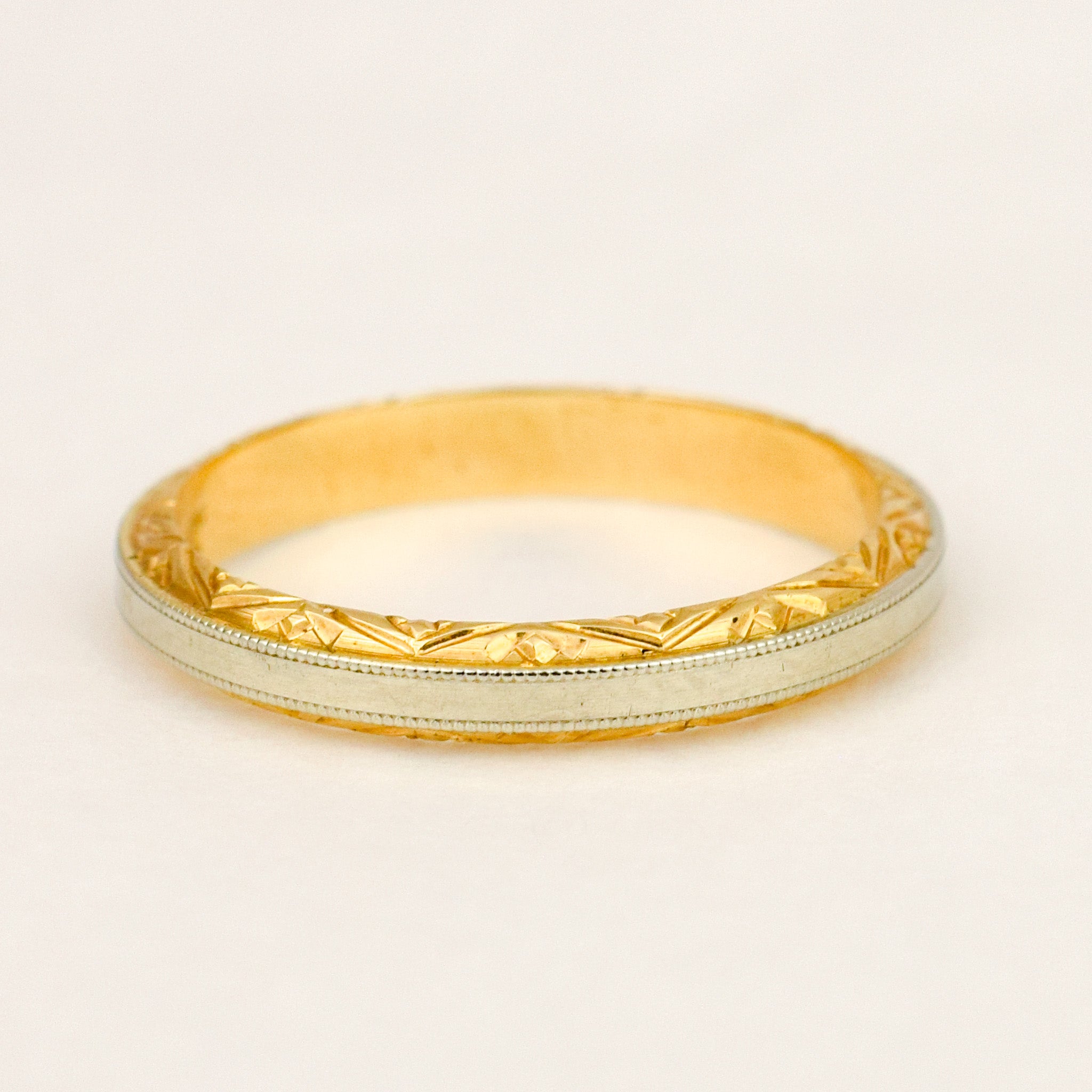 2.9mm Engraved Two-Tone Band