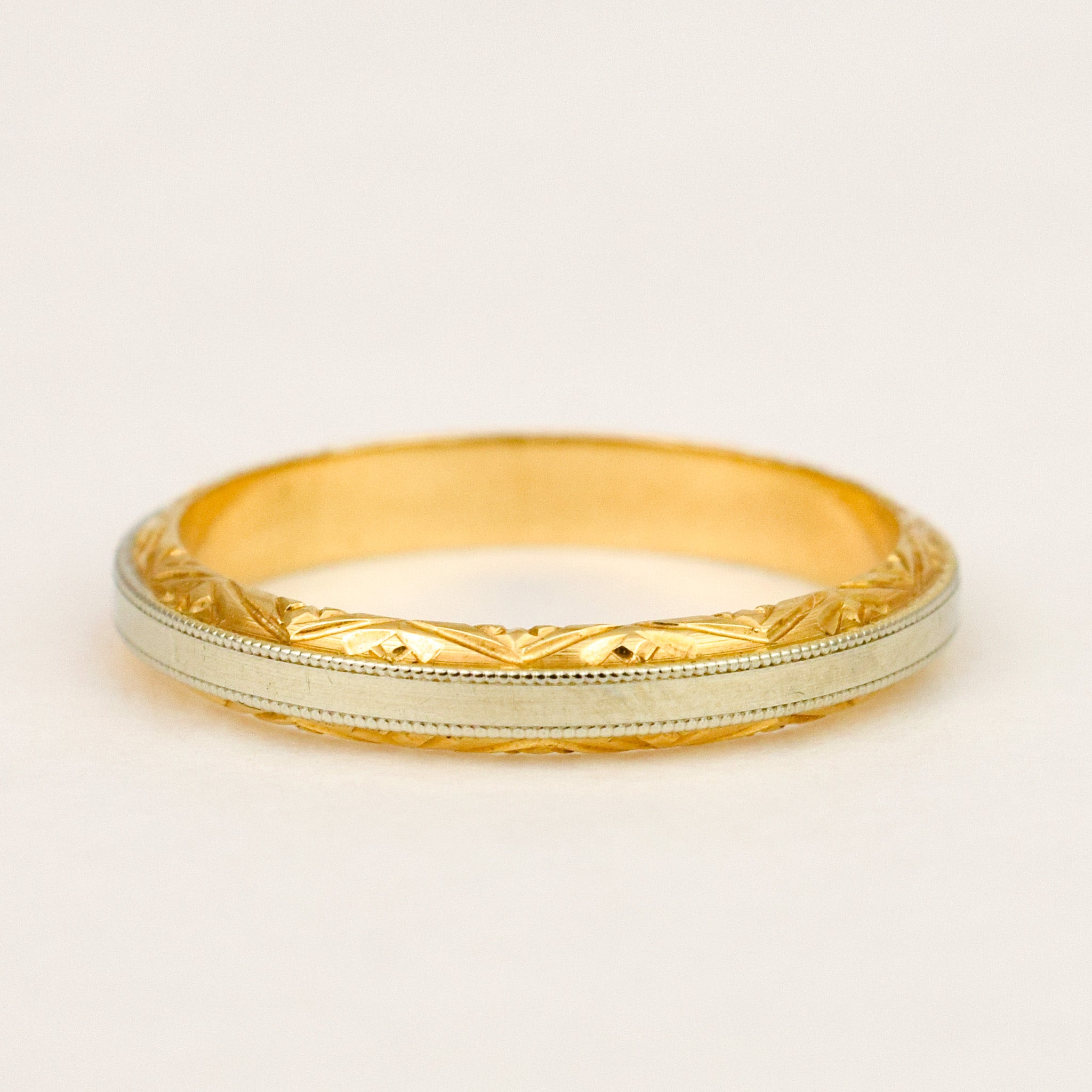 2.9mm Engraved Two-Tone Band