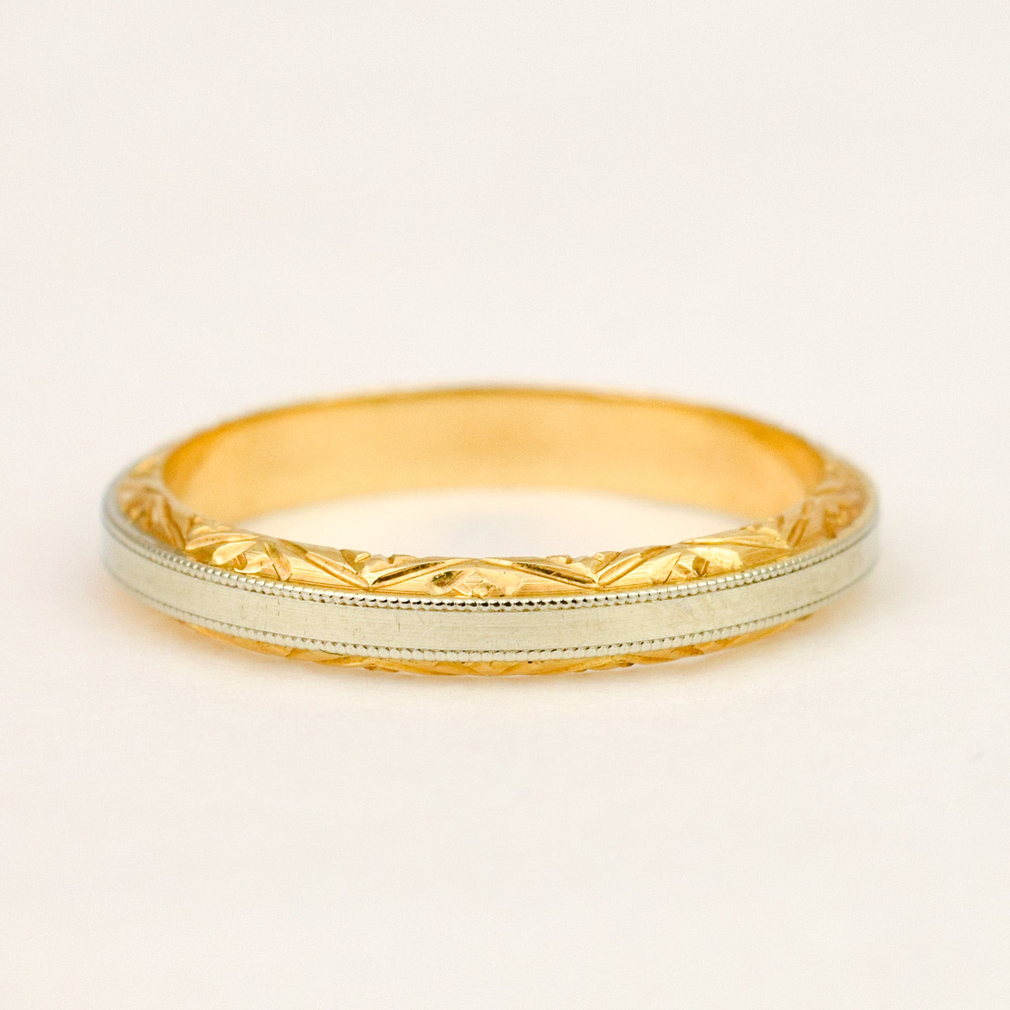 2.9mm Engraved Two-Tone Band