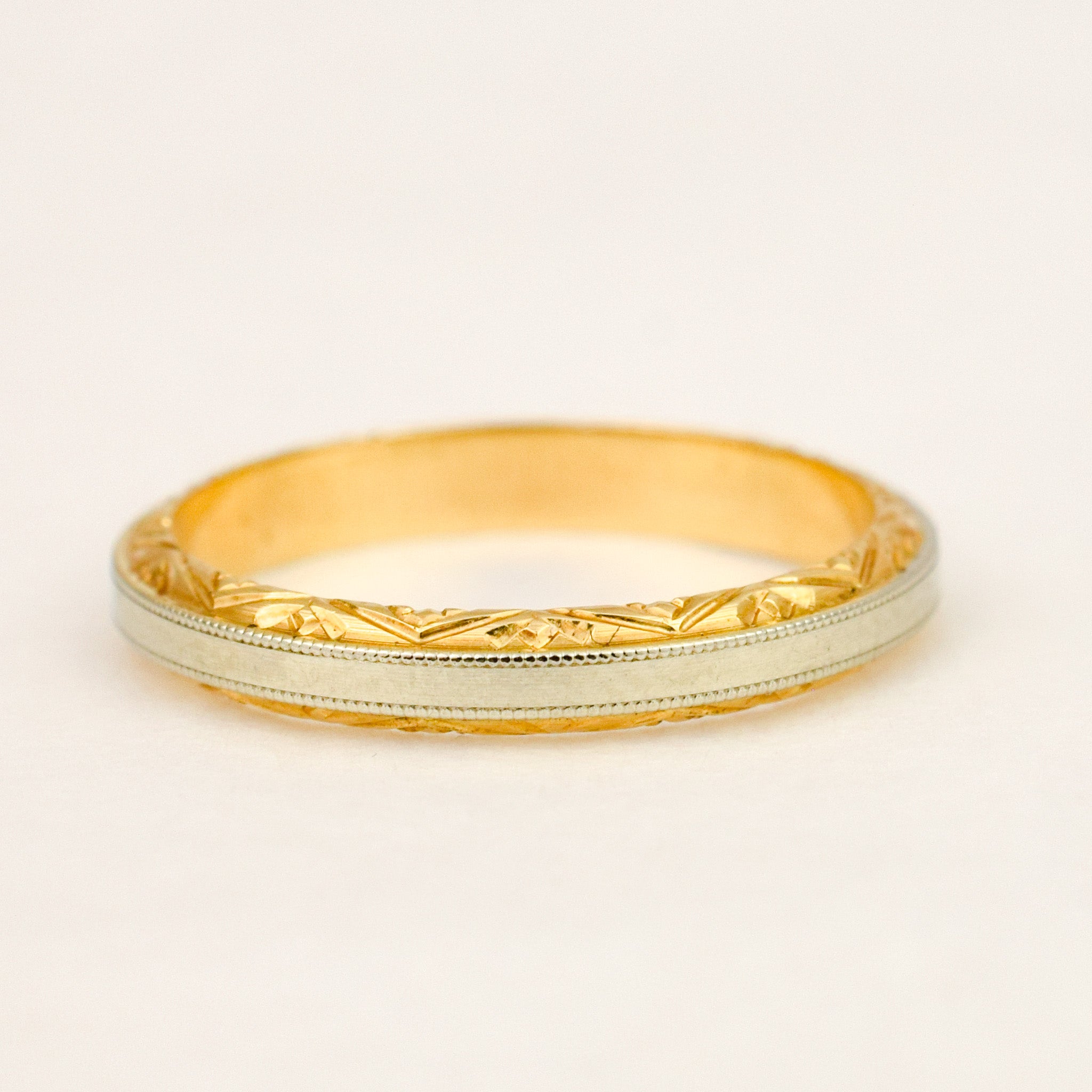 2.9mm Engraved Two-Tone Band