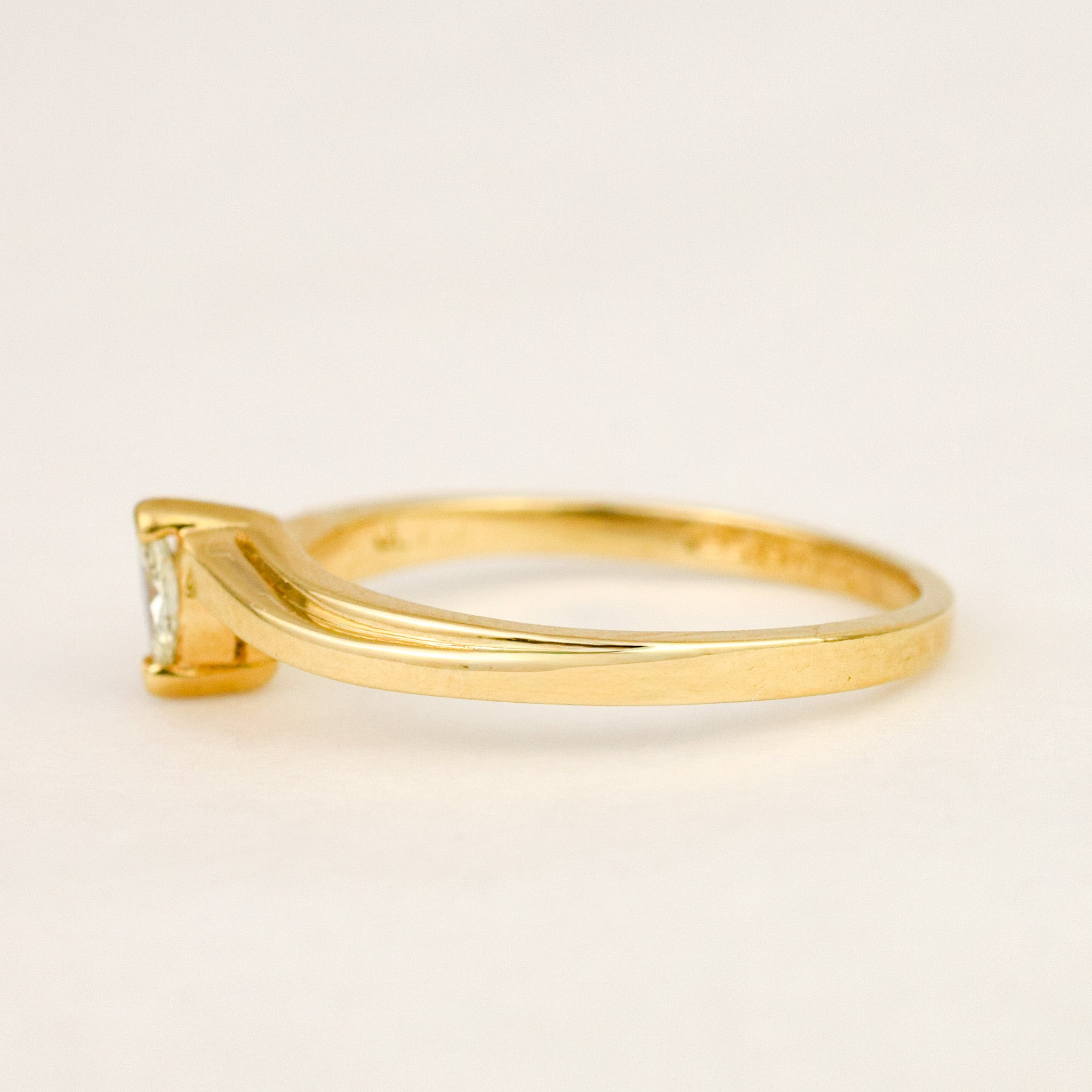 Marquise Diamond Bypass Ring
