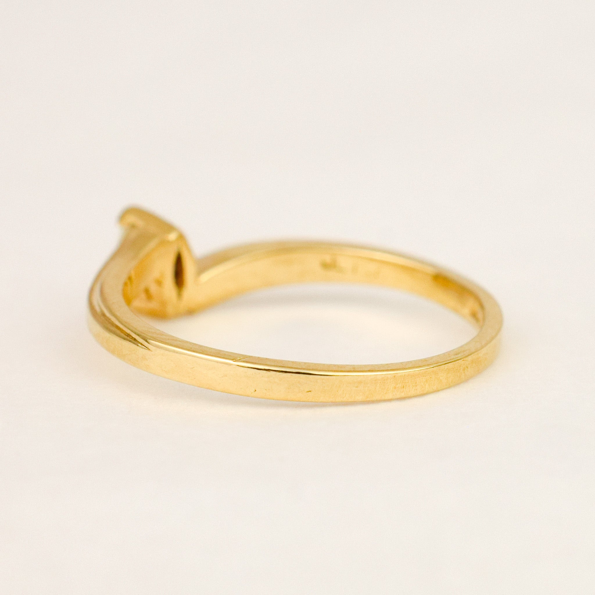 Marquise Diamond Bypass Ring
