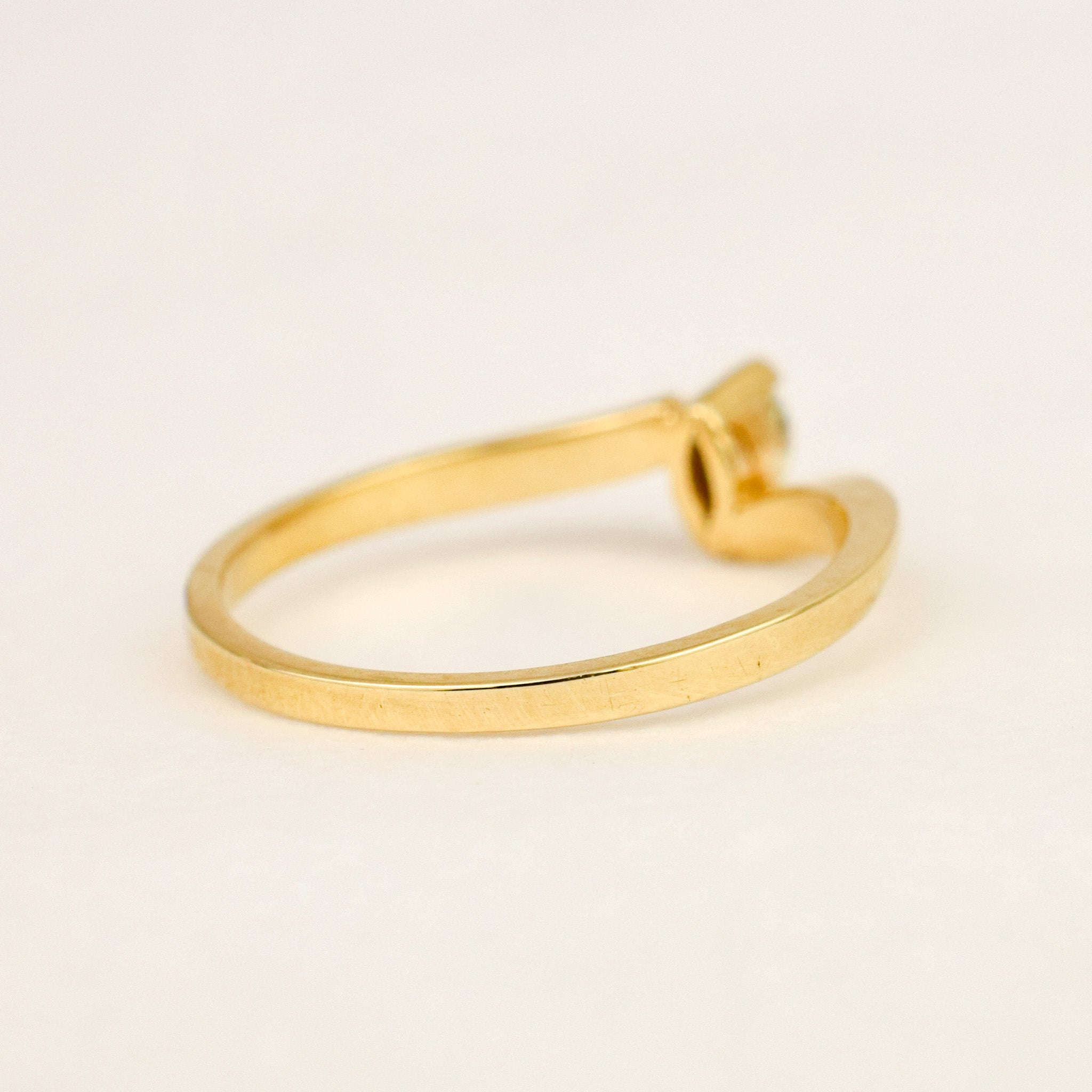 Marquise Diamond Bypass Ring