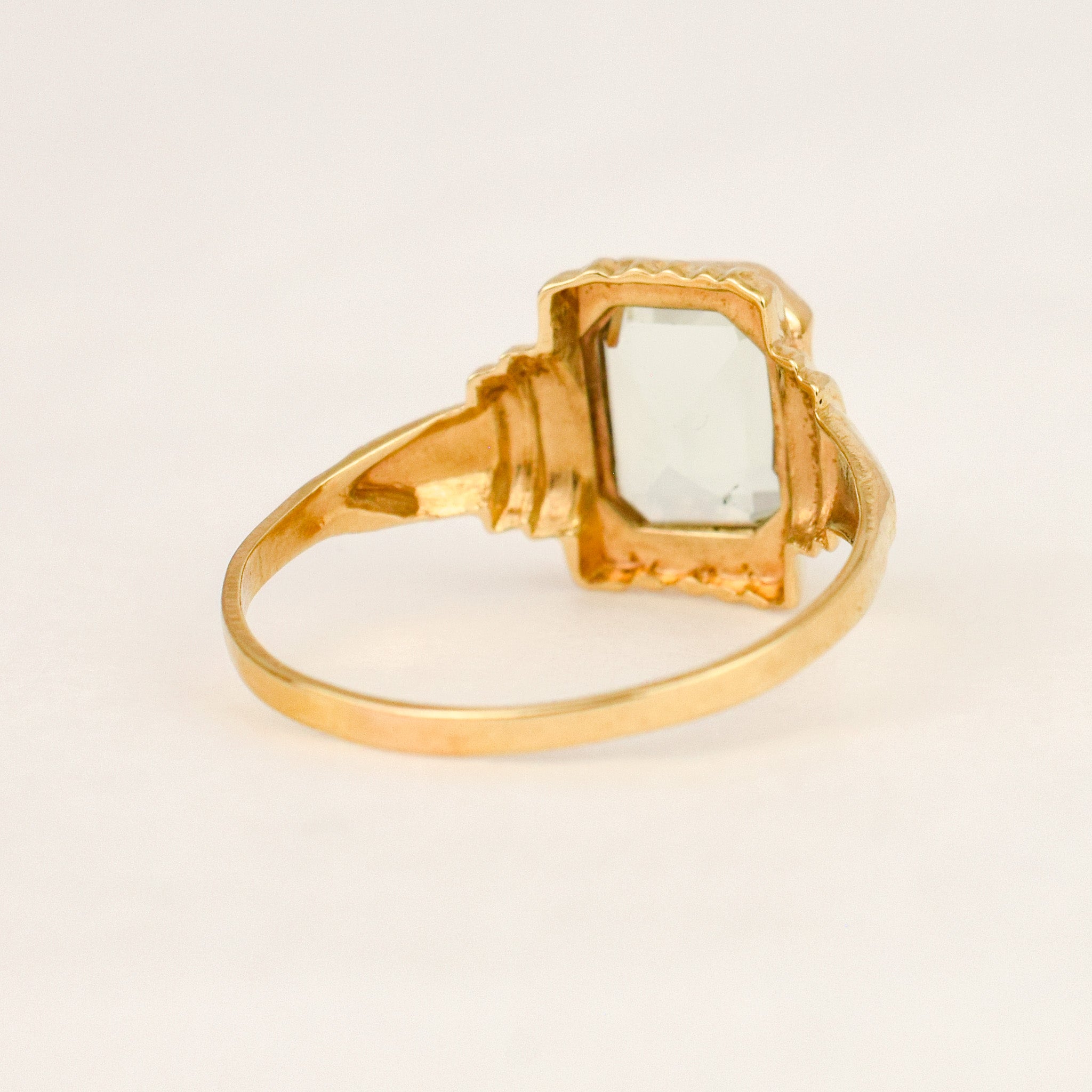 Green Amethyst Ring
