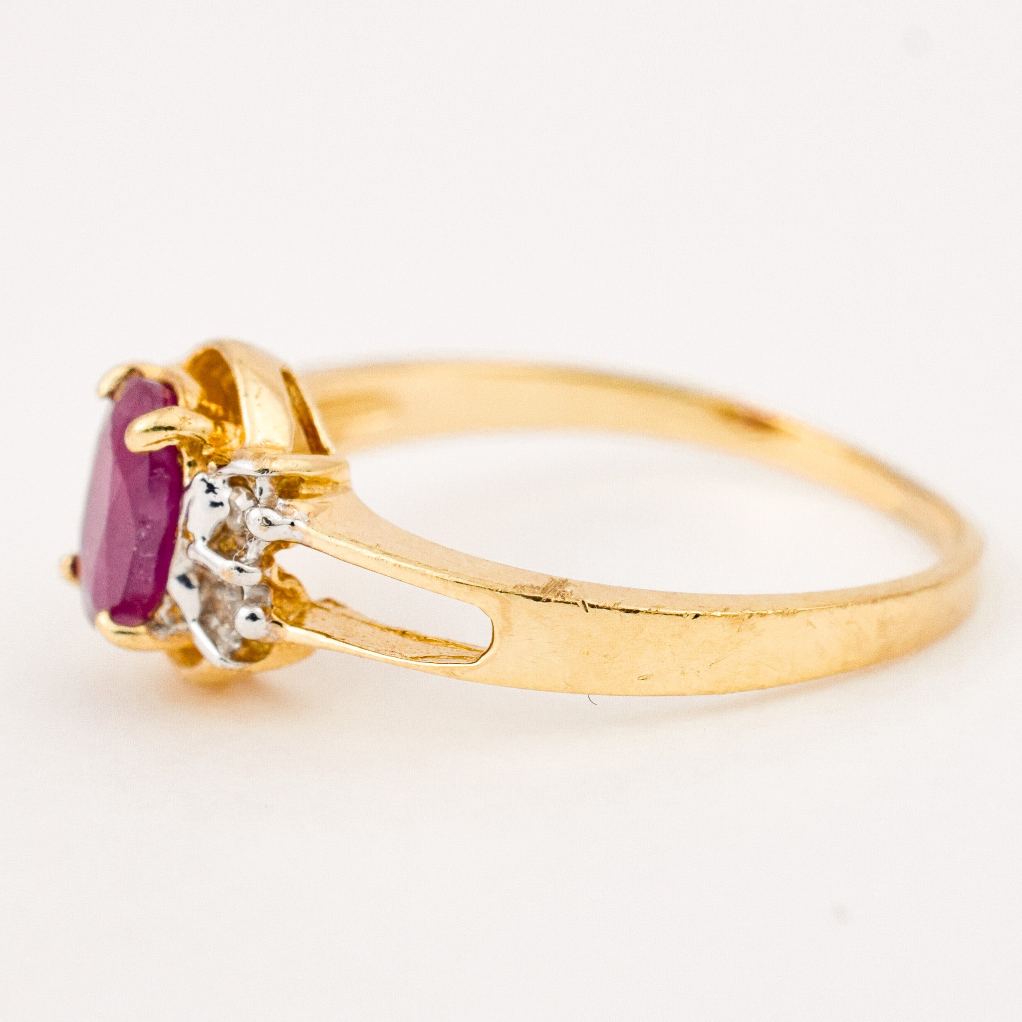 Regal Ruby and Diamond Ring