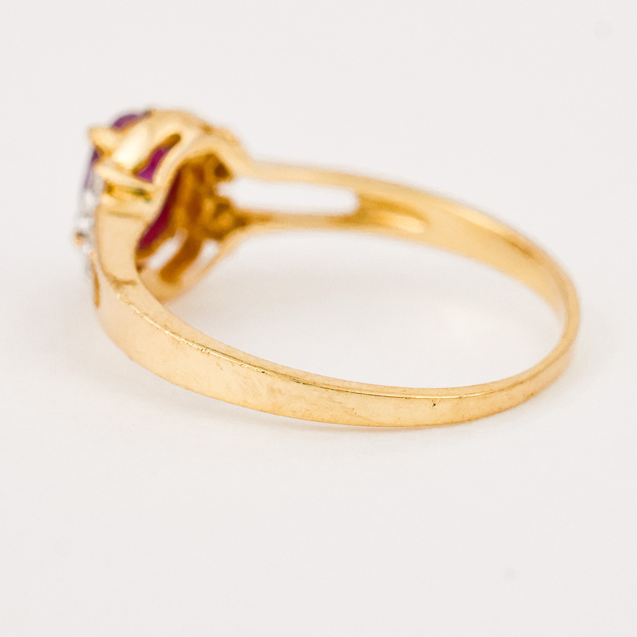 Regal Ruby and Diamond Ring