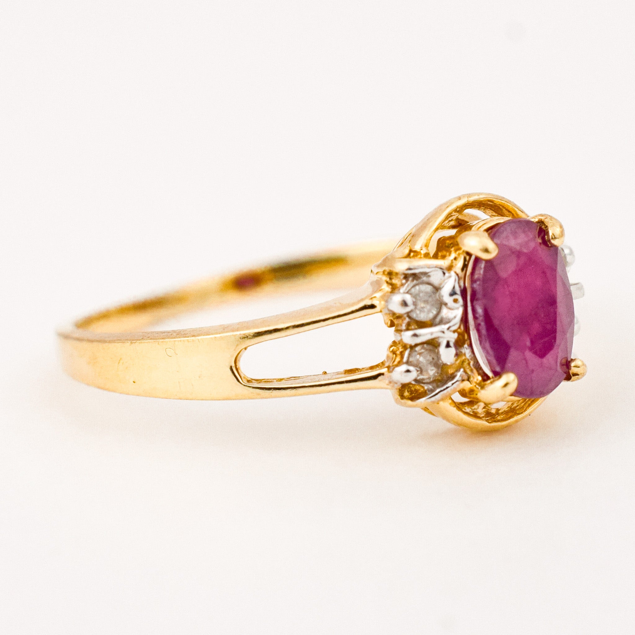 Regal Ruby and Diamond Ring