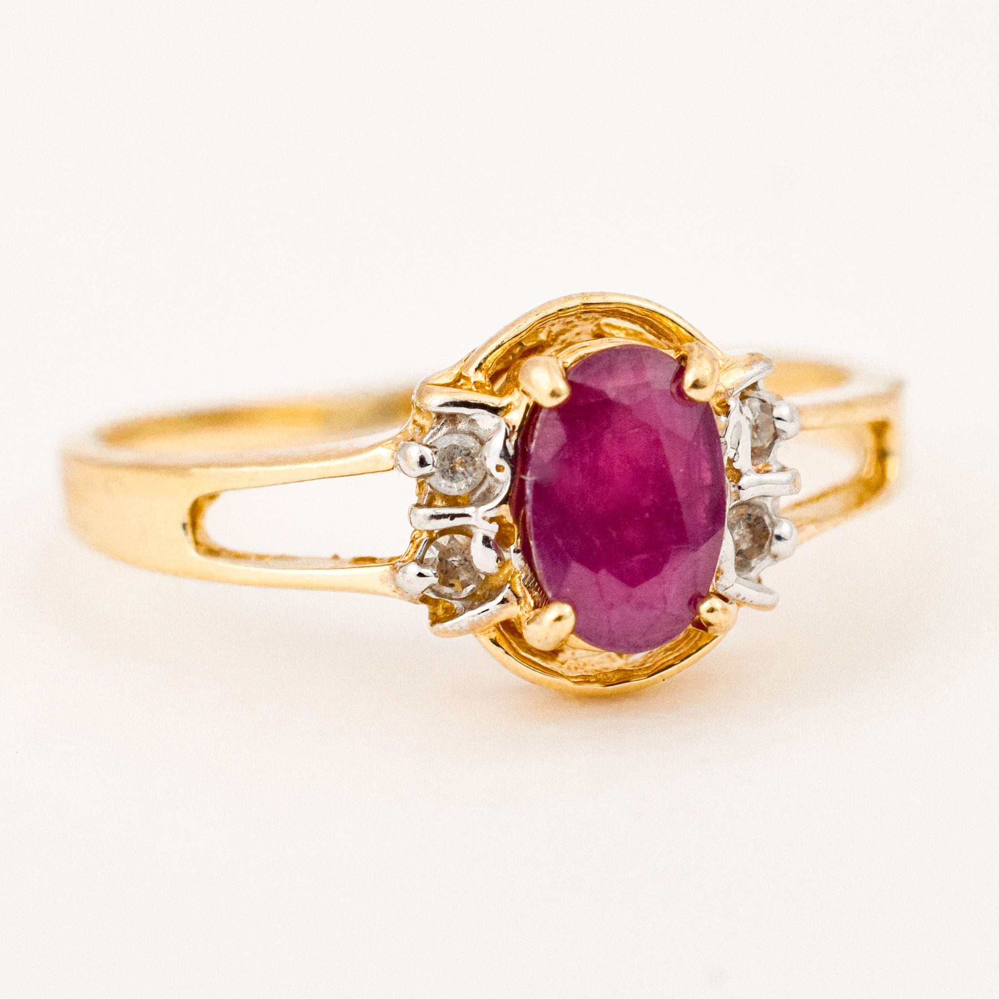 Regal Ruby and Diamond Ring