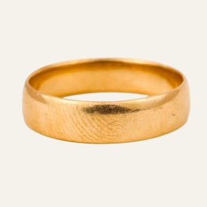 vintage 18k gold wedding band