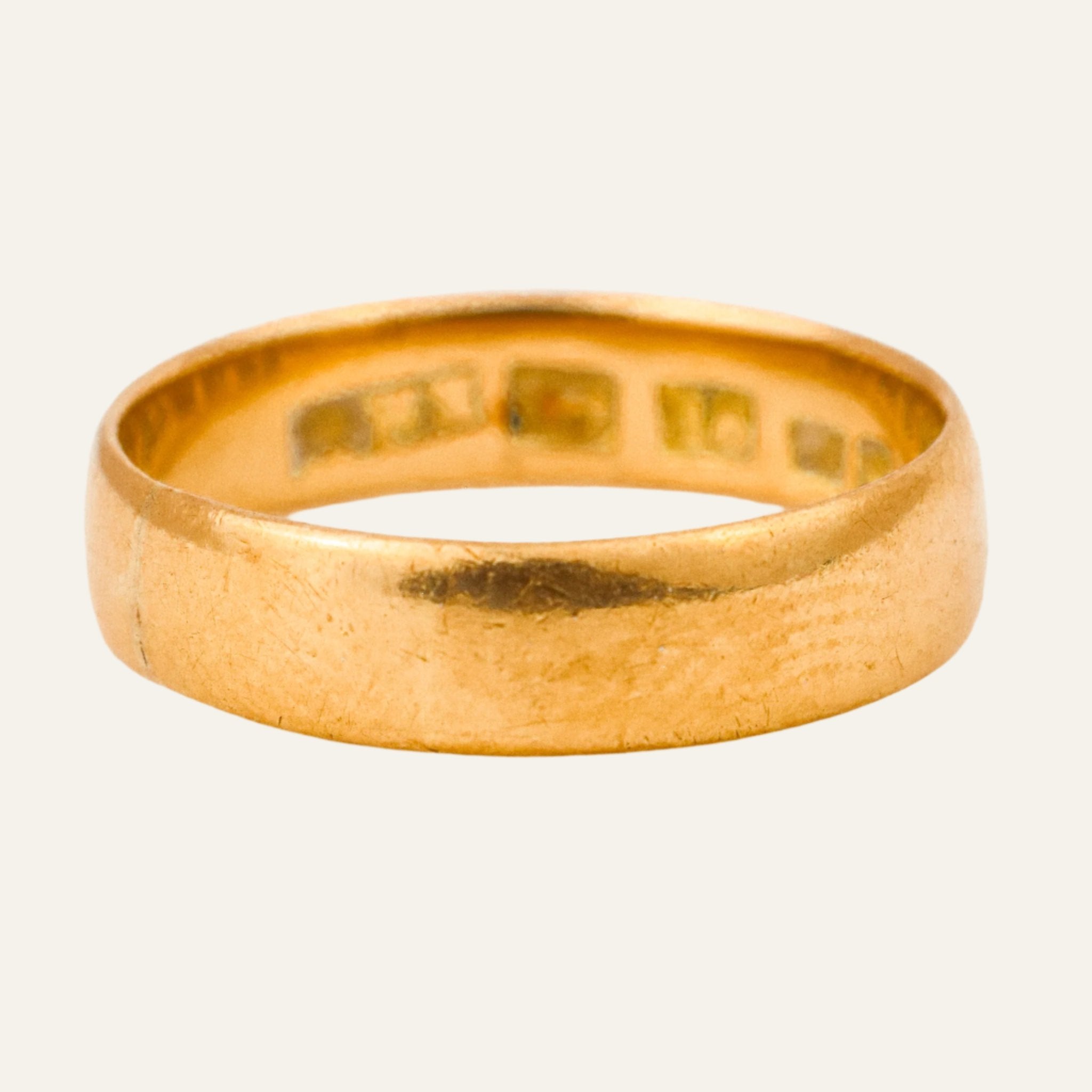 vintage 18k gold wedding band
