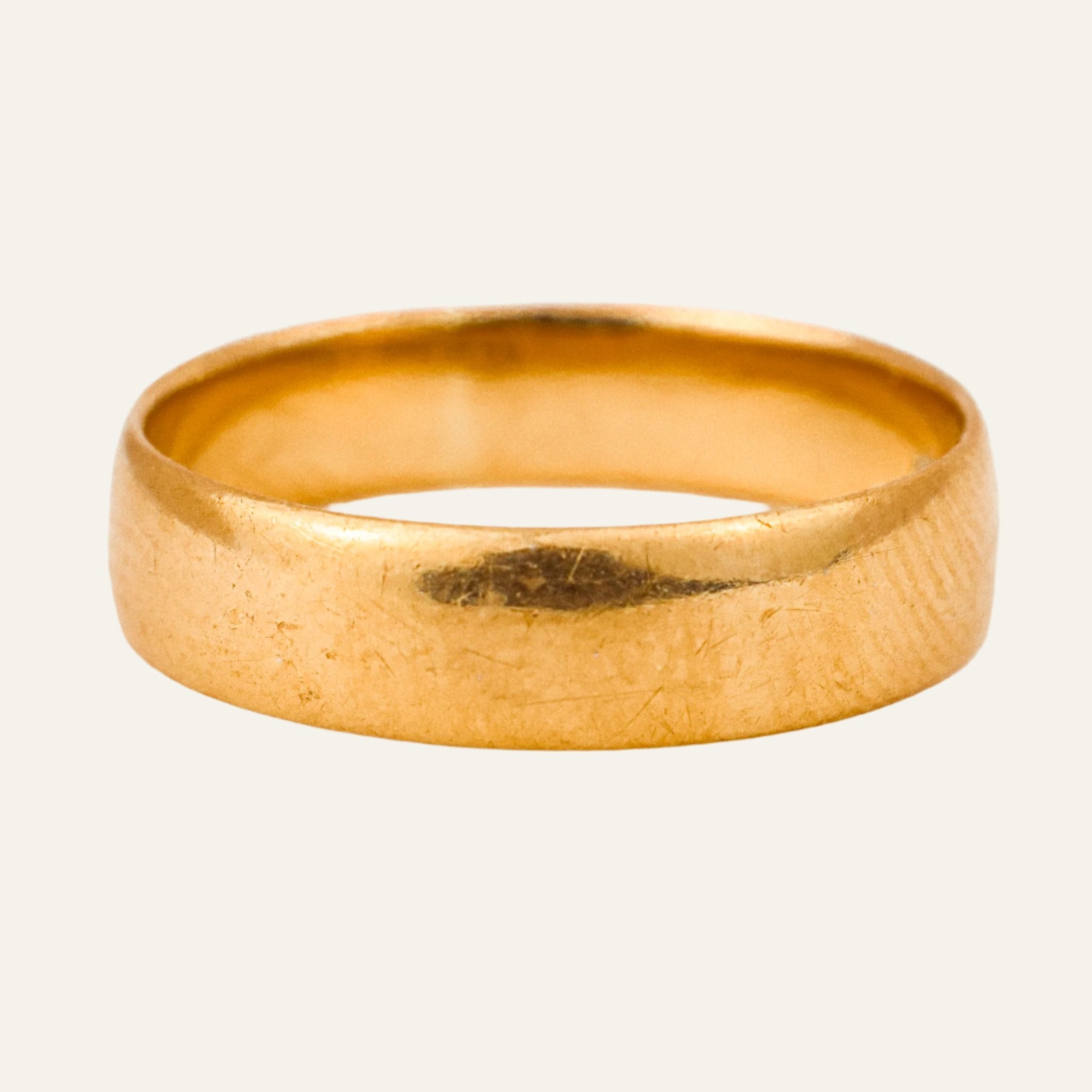 vintage 18k gold wedding band