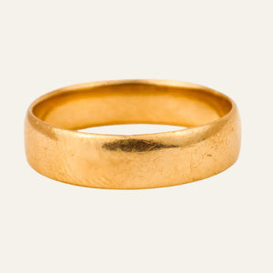 vintage 18k gold wedding band