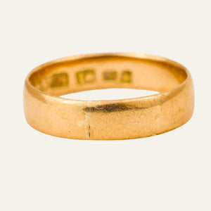 vintage 18k gold wedding band