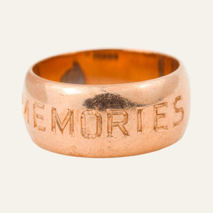 vintage 9k 'Memories' Ring