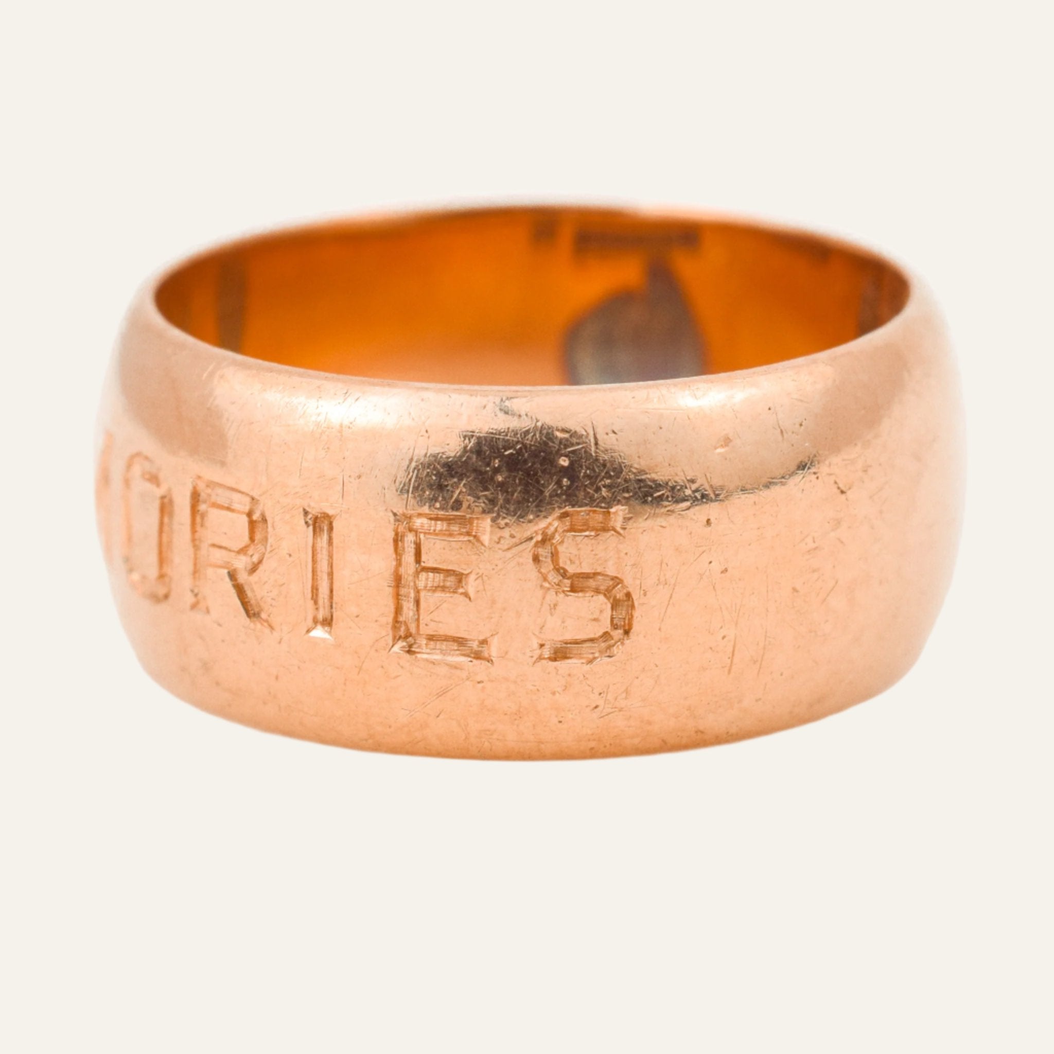 vintage 9k 'Memories' Ring