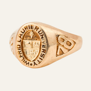 Laurier University Nursing Signet Ring '78