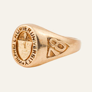 Laurier University Nursing Signet Ring '78