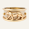 Gold Panther Ring