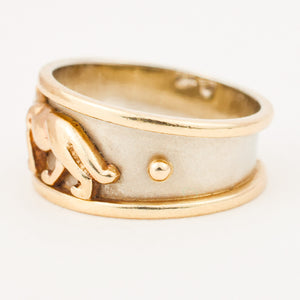 Gold Panther Ring