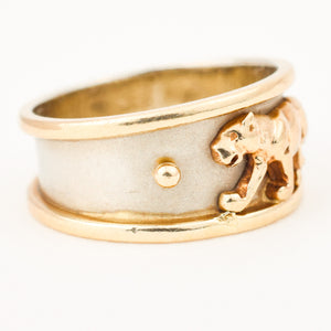 Gold Panther Ring