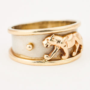 Gold Panther Ring