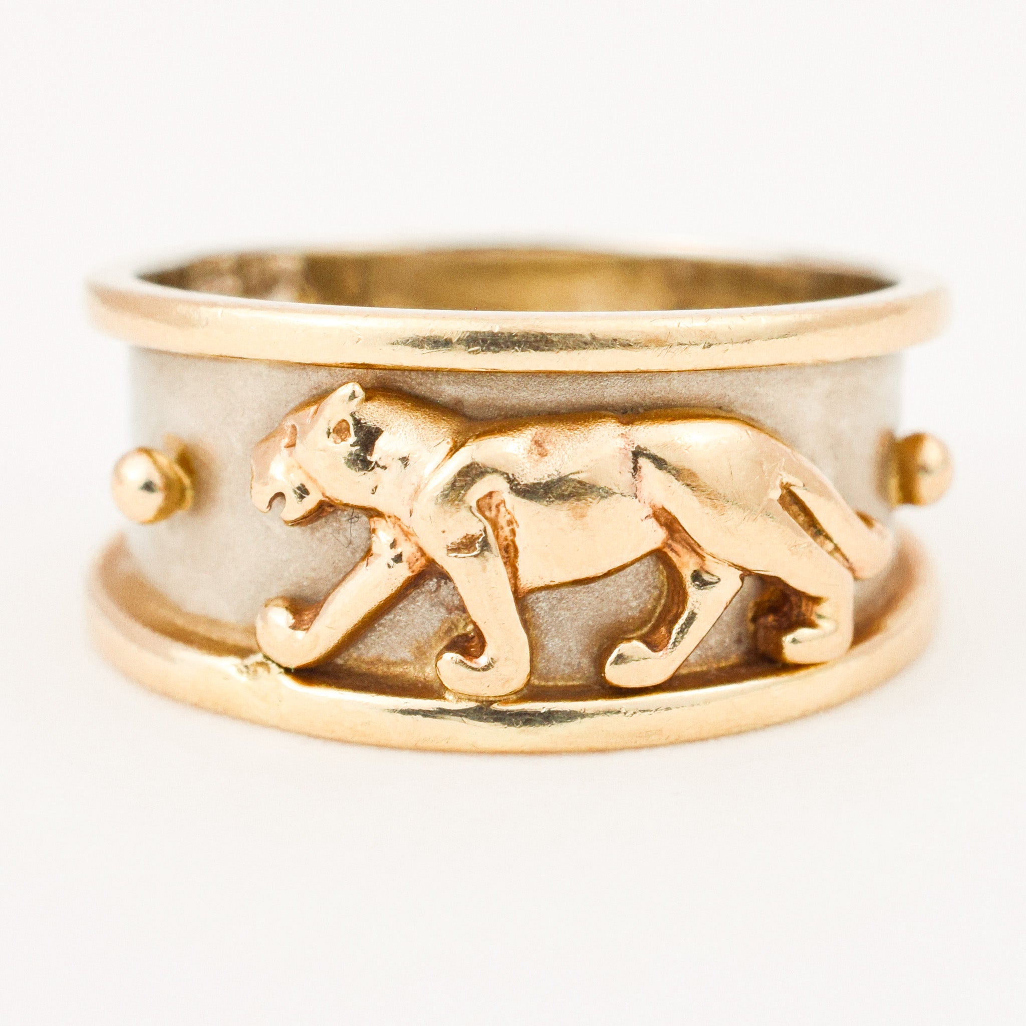 Gold Panther Ring