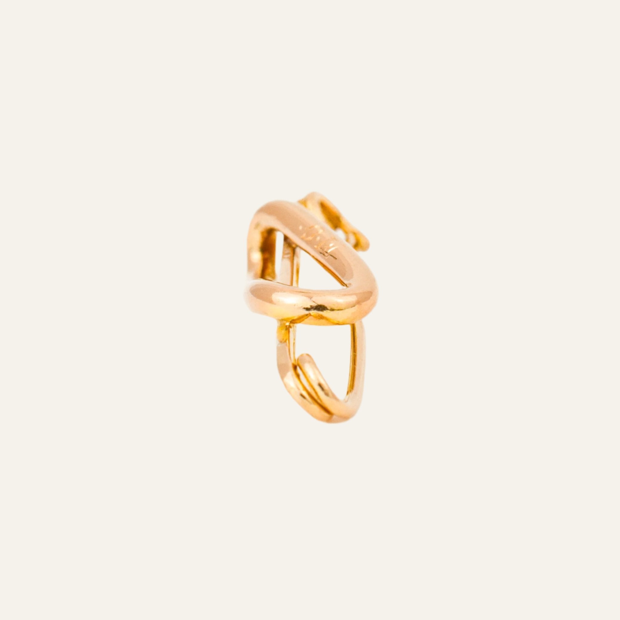 vintage 14k 'MG' Pin