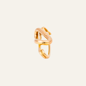 vintage 14k 'MG' Pin