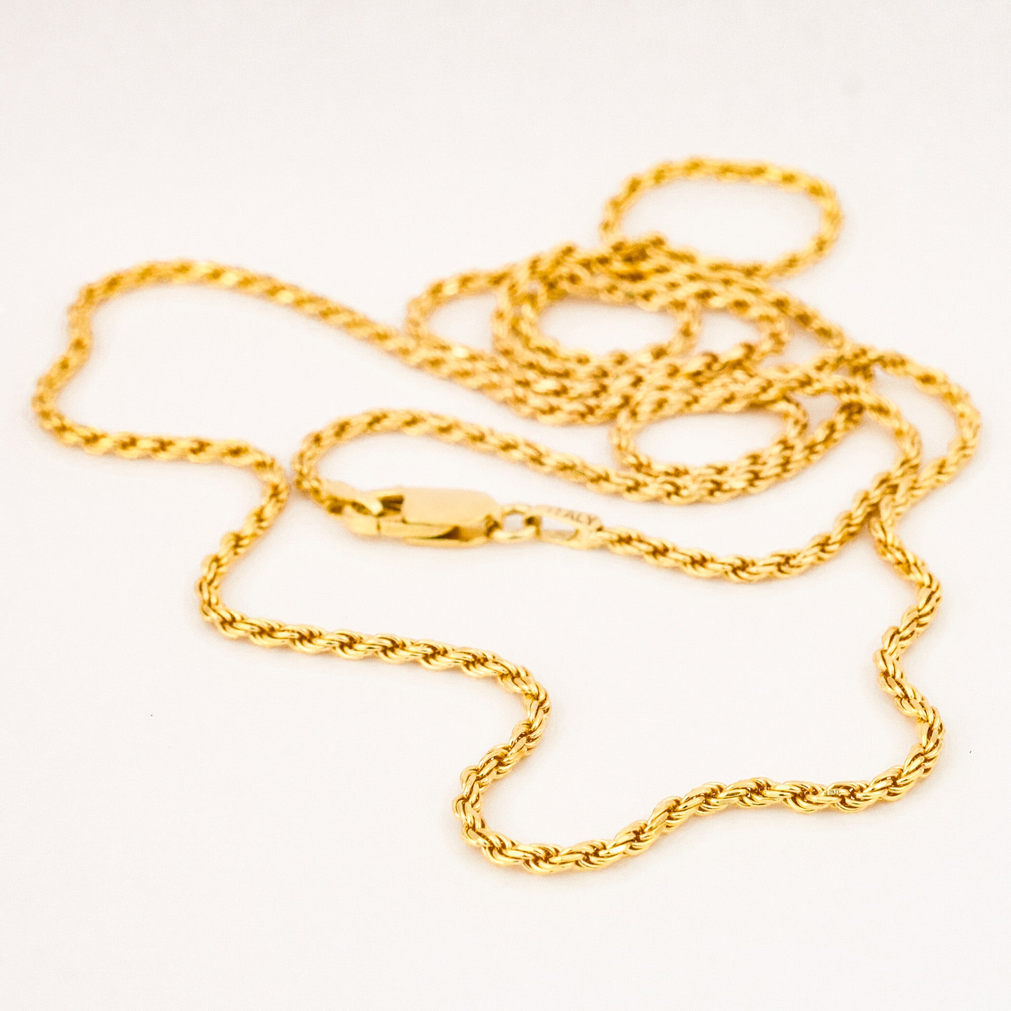 26" Solid Rope Chain Necklace