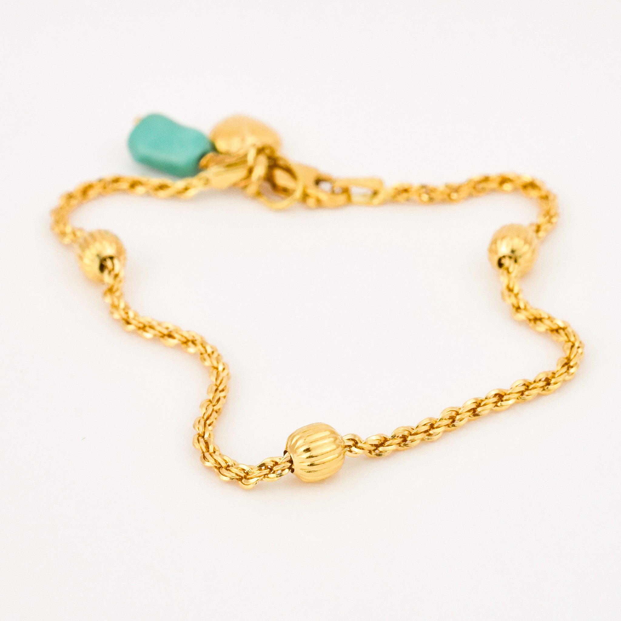 7" Turquoise Charm Bracelet