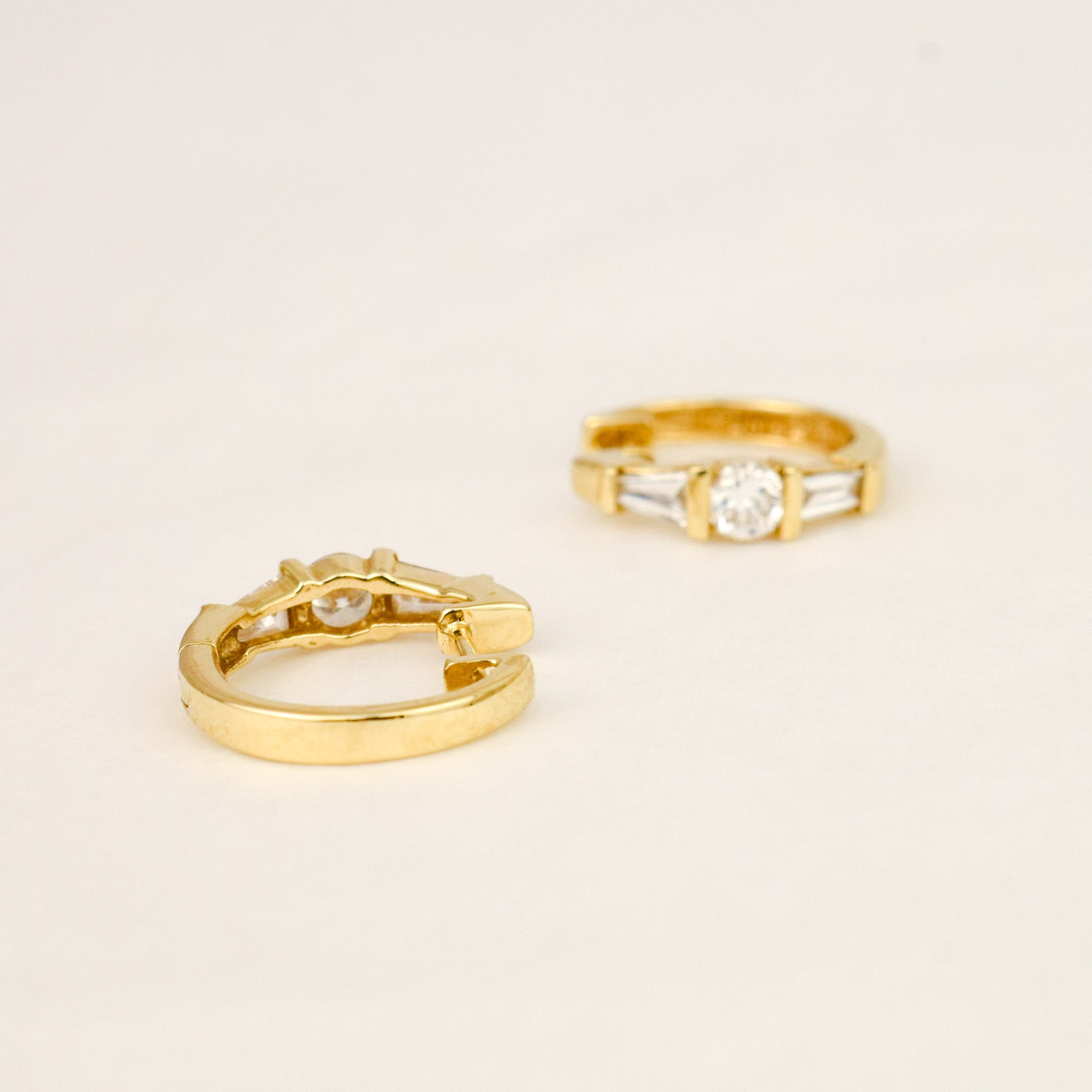 Lab Diamond Hoops