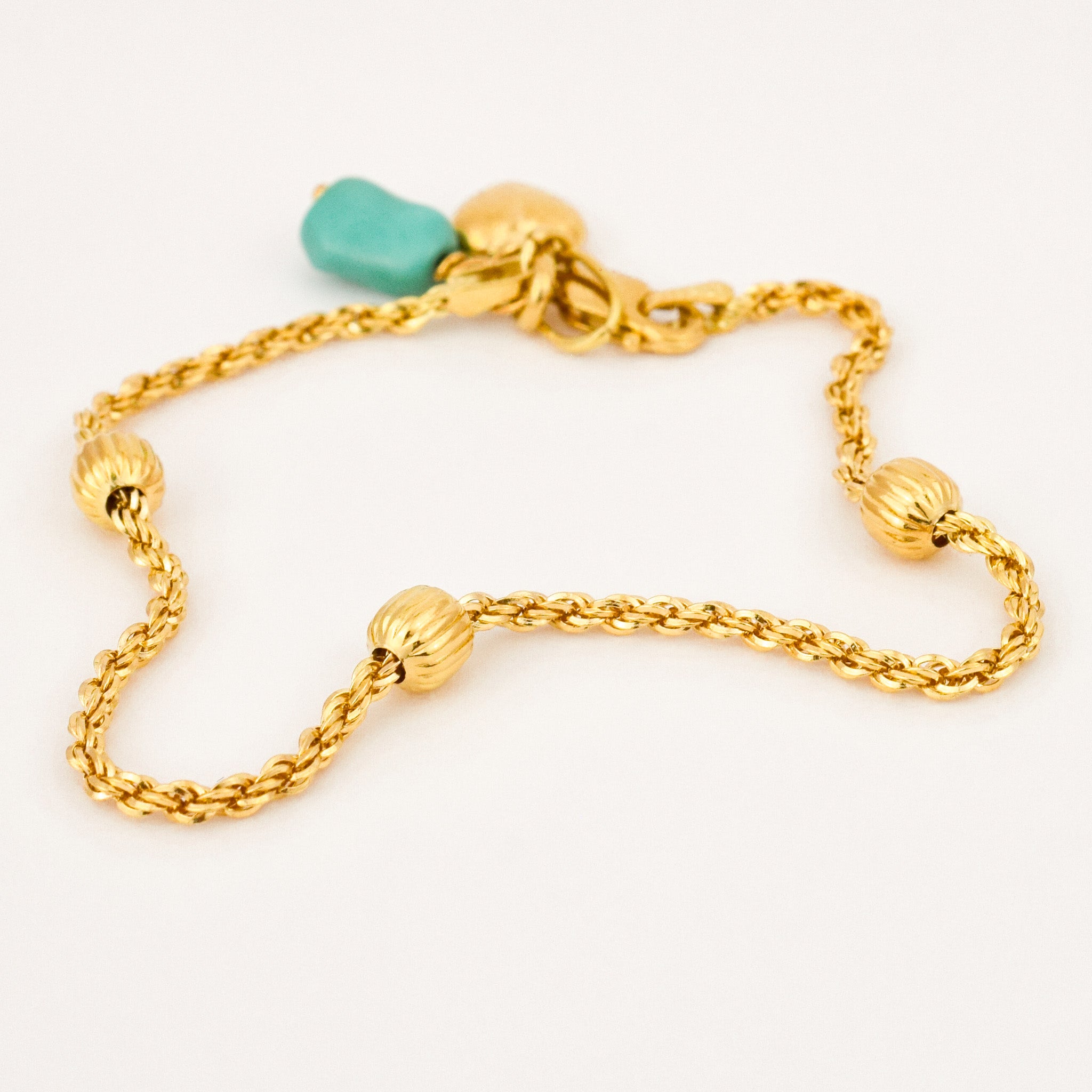 7" Turquoise Charm Bracelet