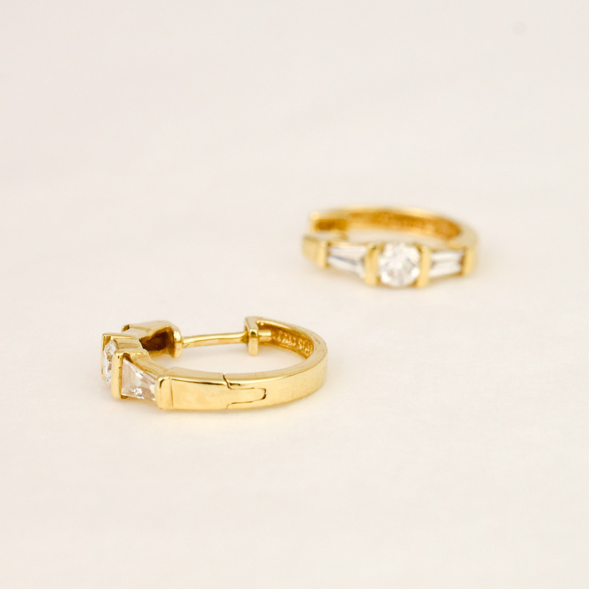 Lab Diamond Hoops