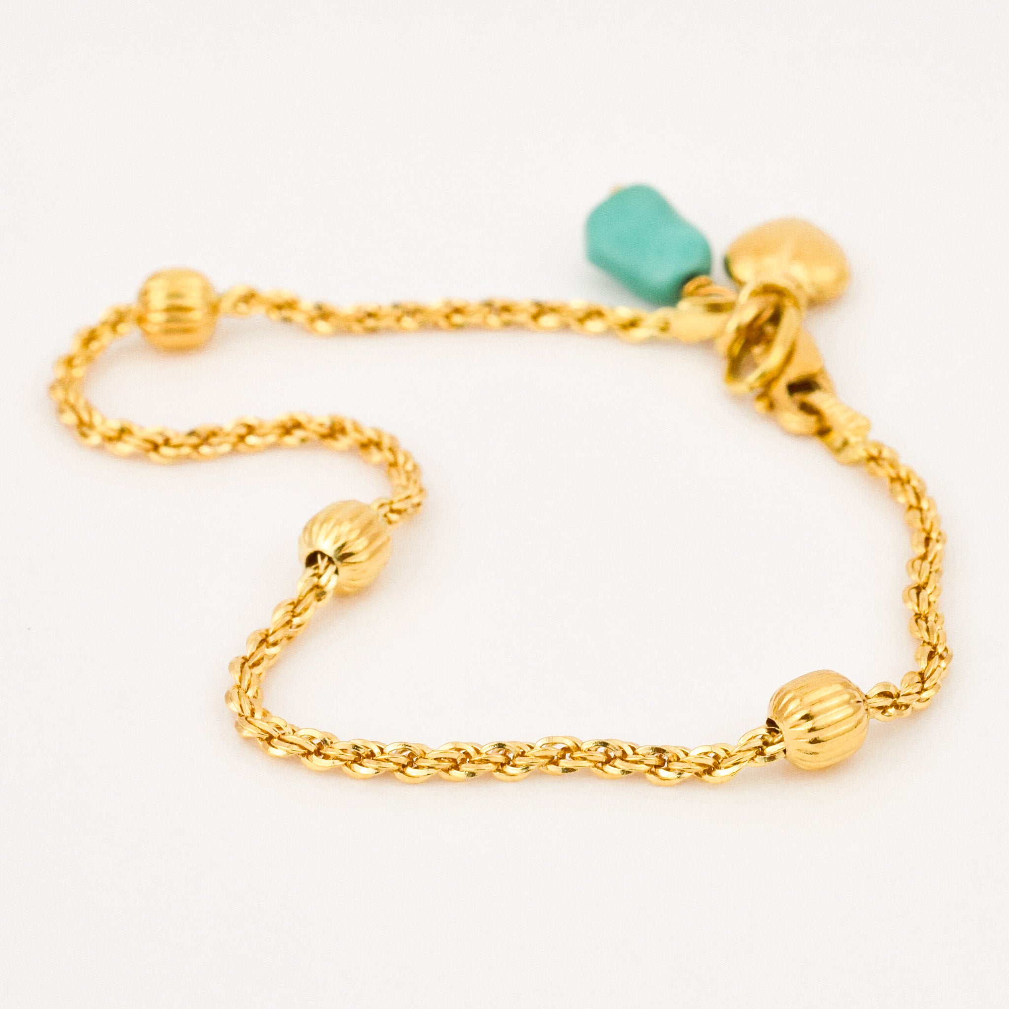 7" Turquoise Charm Bracelet