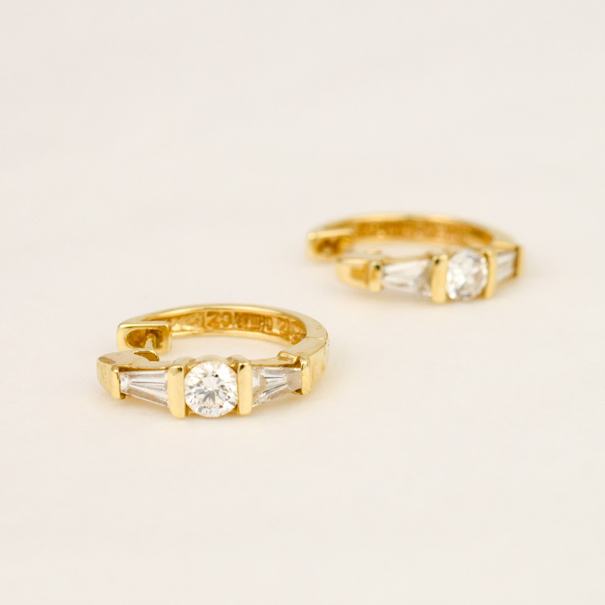 Lab Diamond Hoops