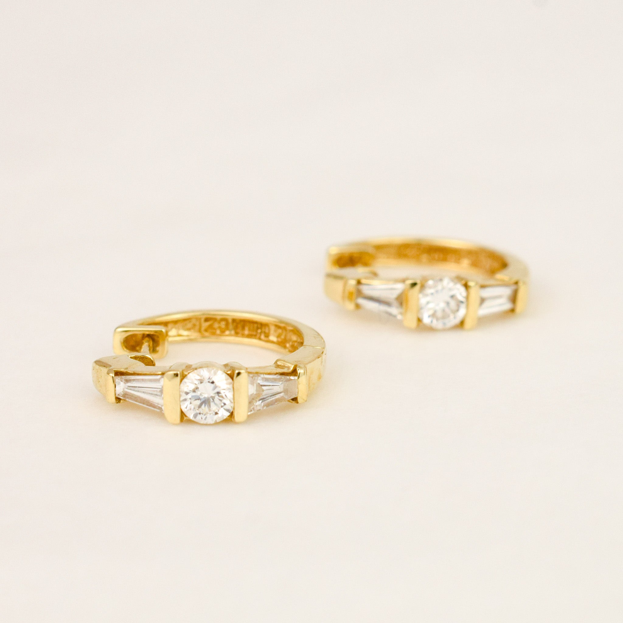 Lab Diamond Hoops