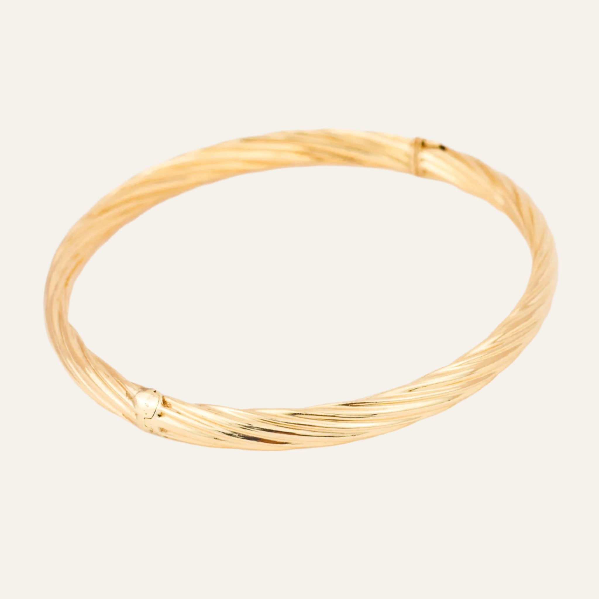 vintage 14k gold 58mm Gold Bangle