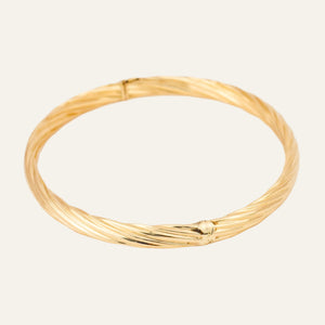 vintage 14k gold 58mm Gold Bangle