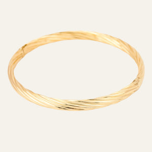 vintage 14k gold 58mm Gold Bangle