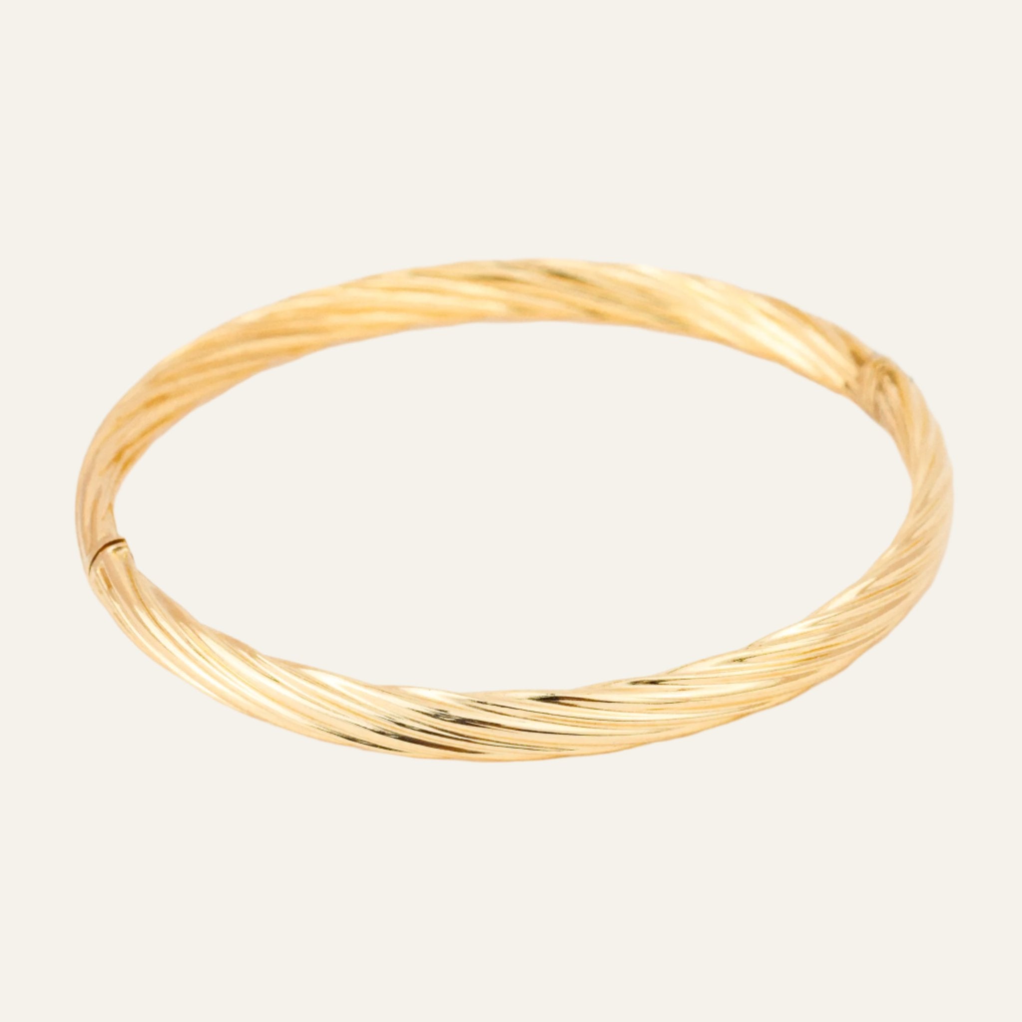 vintage 14k gold 58mm Gold Bangle