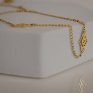 8" Marquise Link Bracelet