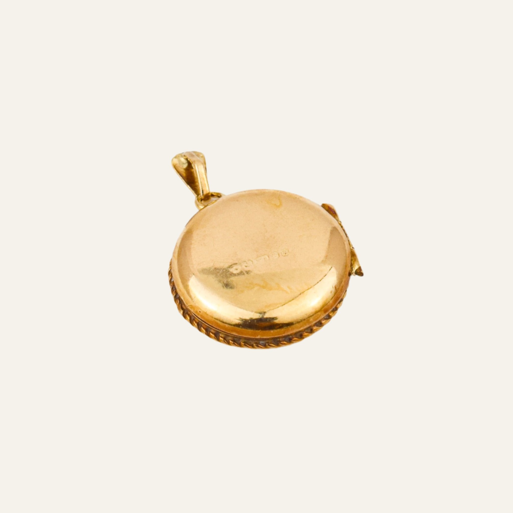vintage 9k gold Round Locket