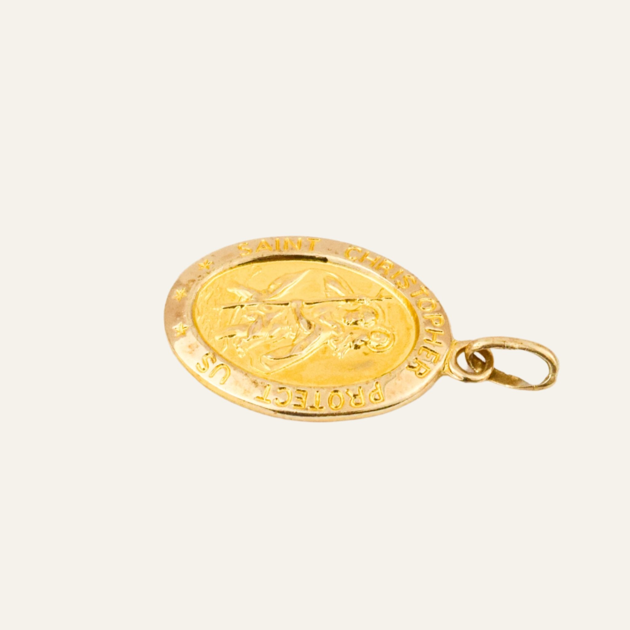 vintage Saint Christopher Pendant